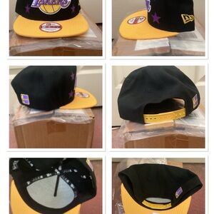 Mitchell & Ness Lakers Snapback - Black, Yellow, and Purple